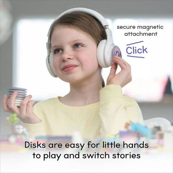 StoryPhones -  Storytelling Bluetooth Wireless Kids H White - Picture 2 of 6